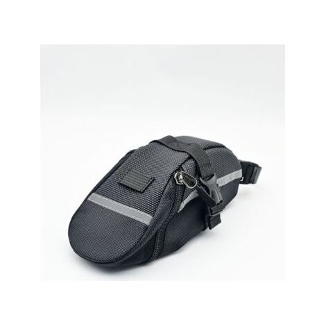 Sacoche de selle petite, réfléchissante et étanche, pour réparations et accessoires (1/4)
