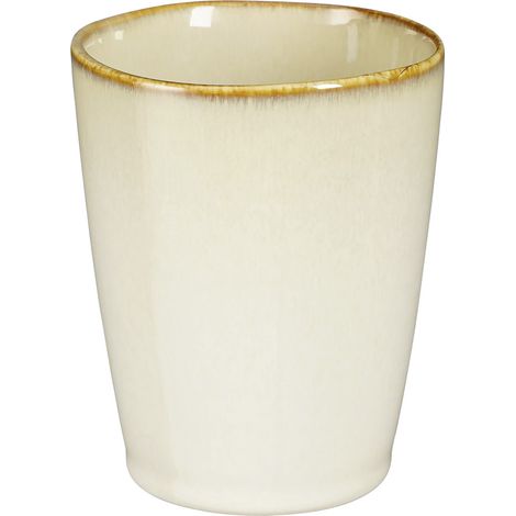 Mica Decorations Becher Racco stoneware 10 x 8,5 cm beige (1/2)