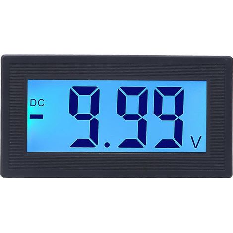 YB5135DB Digitales DC-Voltmeter mit LCD-Anzeige, Spannungsmesser, AC100-240V-Netzteil, DC 0-10V