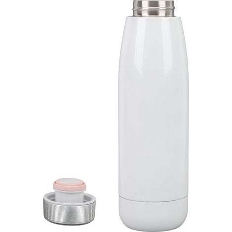 Bouteille isotherme d'eau faiblement alcaline 450 ml avec couvercle en alliage, filtre ALPS et fond antidérapant en silicone. Bouteille d'eau à hydrogène pour la maison et le bureau. (1/5)
