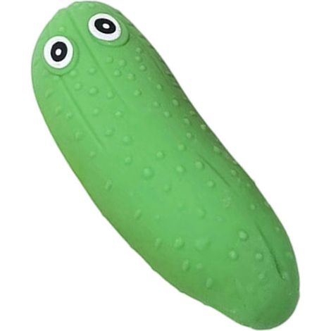 Balle anti-stress réutilisable (concombre) à main, forme personnalisable, outil de relaxation en forme de concombre, jeu sensoriel multicolore (1/5)