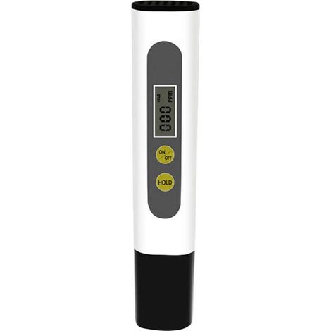 Testeur de qualité de l'eau Portable avec écran LCD, Stylo Test avec Deux Touches, testeur d'eau Potable, et Blanc, Stylo Test Haute précision (1/5)