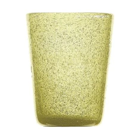 Zani Serafino Memento Tumbler Bicchiere Acqua Kiwi in Pasta di Vetro (1/3)