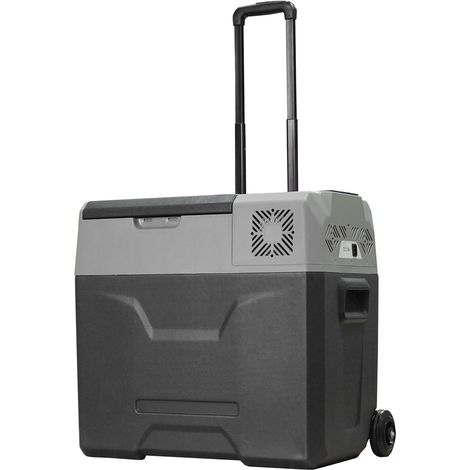 HOMCOM - glaciaire - Plastique - 58.6x37.8x54.5cm - Gris