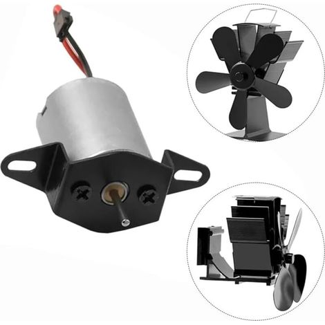 Accessoires de moteur de rechange pour ventilateur de cheminée 1500 tr/min, générateur d'énergie pour brûleurs à bûches/ventilateurs de poêle à bois (1/5)