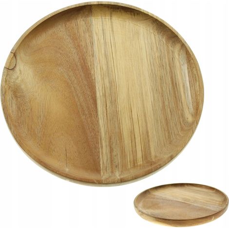 PLATO PARA SERVIR DE MADERA DE ACACIA (1/5)