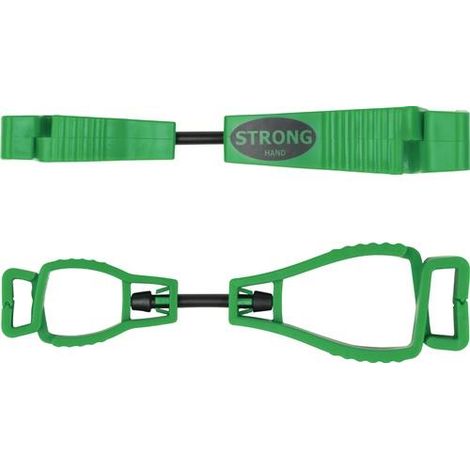 STRONGHAND Handschuh-Clip Ku.grün STRONGHAND