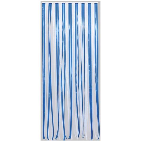 Rideau enfant blanc et bleu 90x220 cm – Séparation lumineuse pour intérieur – Design frais et moderne – Morel (1/3)