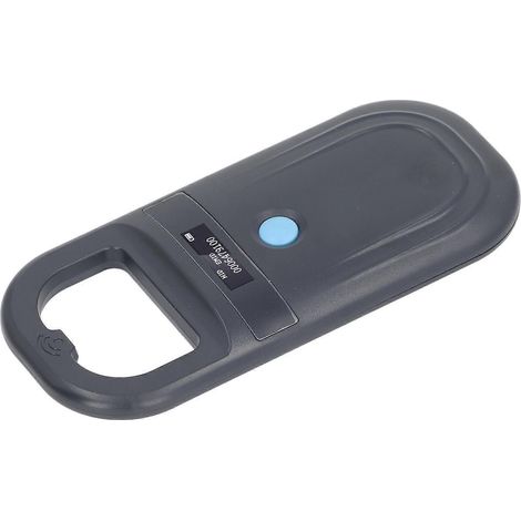 Lecteur d'identification animale 134,2 kHz ISO11784 85 FDX B EMID Scanner de puce pour médailles d'identification animale portable Chargement USB Buzzer intégré (1/5)