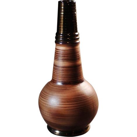 Vaso marrone, disponibile in tre misure - Medio 16x16x37 cm (1/2)
