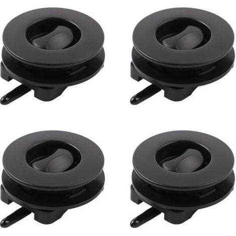 Pair 4 Pcs Clip Universel pour Tapis, Pinces De Fixation pour Tapis De Sol De Voiture, Clip De Fixation Oeillet Tapis, Clip De Fixation De Boucle Antidérapante Adapté Au Pied De Tapis (1/5)