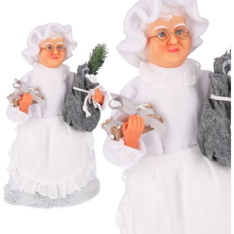 Statuetta natalizia scandinava di Babbo Natale e della signora Claus JUMIhome (1/4)