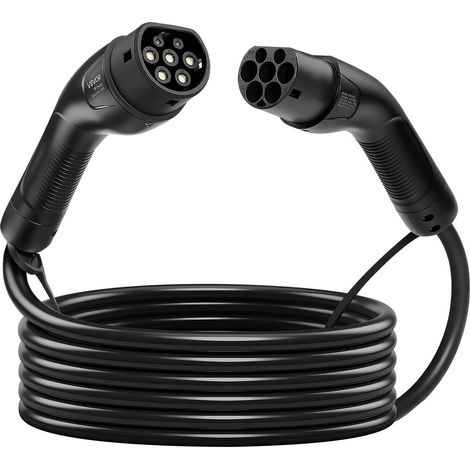 Câble d'extension de chargeur EV 16A 7m pour véhicules électriques Type 2,11kW 3 phases AC 480V avec sac de transport (1/5)