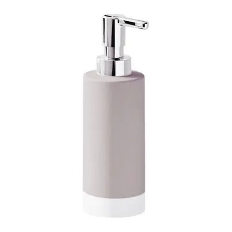 La nouvelle ligne de distributeurs de savon Mizar dans un élégant ton gris tourterelle