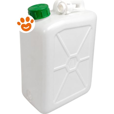 Ecoplast Tanica in Plastica per Alimenti - Tanica 20 Lt con Rubinetto -