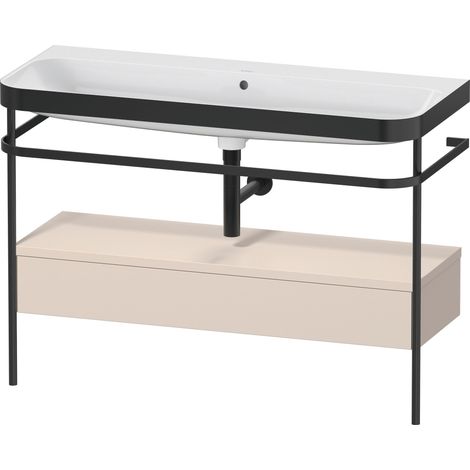 Duravit Happy D.2 Plus c-bonded Set avec console métallique et