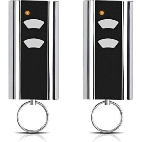 Paquete de 2 piezas de repuesto para abridor de puerta de garaje con transmisor portátil Normstahl 433,92 MHz 2 canales compatibles con Normstahl Entrematic RCU 433-2, RCU 433-4, EA433 2KM, EA433 2KS (1/5)
