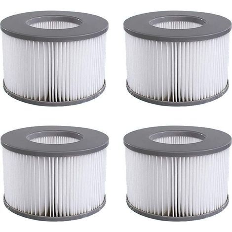 Filtre Spa Lite pour mspa – Cartouche filtrante 4000 cm² avec 90 ailettes – Modèle 2020 – Lot de 4 pièces (1/5)