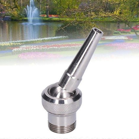 Buse de fontaine multifonction réglable de 25 mm, filetage G3/4, pour bassin (1/5)