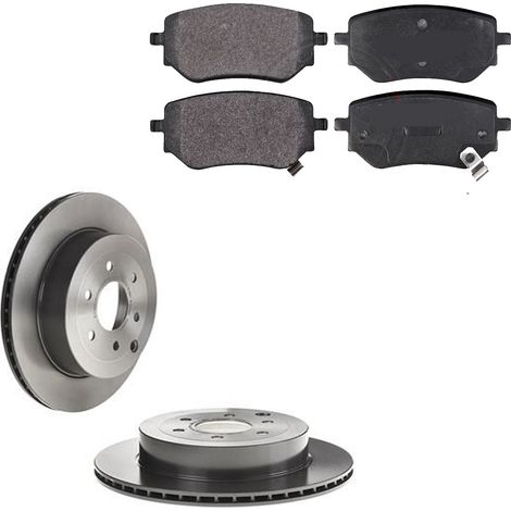 KIT FRENI POSTERIORI compatibile con MERCEDES-BENZ CLASSE X (470) - DISCHI + PASTIGLIE OEM: P 50 153 / 17886 /SOSTITUZIONE DIRETTA/BASSA POLVERE/SILENZIOSO (1/5)
