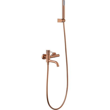 Kit bain/douche mitigeur Bless finition or rose brossé [ IMEX® ]