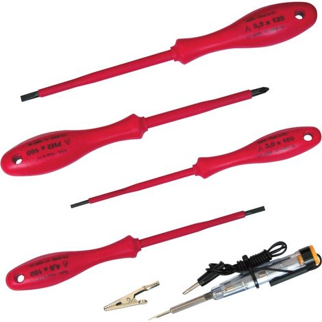 Tournevis mega 10540 isolé 1000V indicateur tension