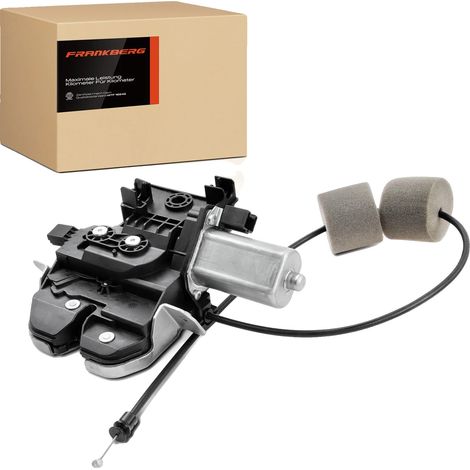 Cerradura para portón trasero, plástico resistente de calidad automotriz, 20 cm x 10 cm x 5 cm, compatible con modelos de sedanes de lujo, accionamiento eléctrico, compatible con control remoto. (1/5)