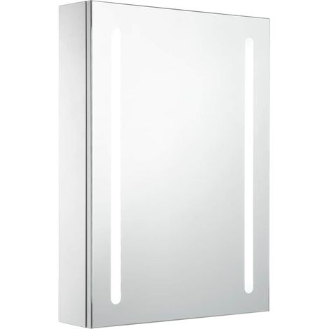 Maison Exclusive - LED-Spiegelschrank 50x13x70 cm