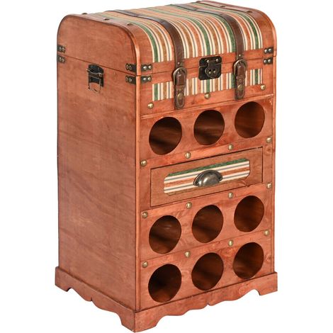 Botellero Alamo Pu 40X35,5X71 Marron (1/5)