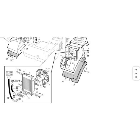 Luft-Öl-Austauscher für Hydrostatikgetriebe ORIGINAL KUBOTA GIANNI FERRARI 00.54.10.0050