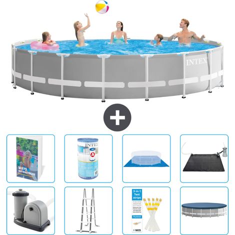 Intex Piscine Prism Frame Ronde - 549x122 cm - 9-pièces  S619