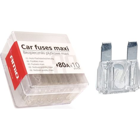 Kfz-Sicherungskasten (Maxi), 10 Stück, 80 A
