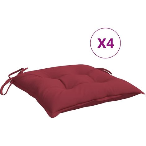 Maison Exclusive - Cojines de palets de jardín 4 uds Oxford rojo