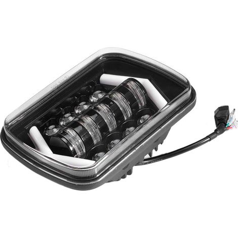 pour phare led jeep 5x7in Phare LED Carré Light Phare Haut/Bas Faisceau Fit pour Jeep phare led jeep phare led jeep (1/4)