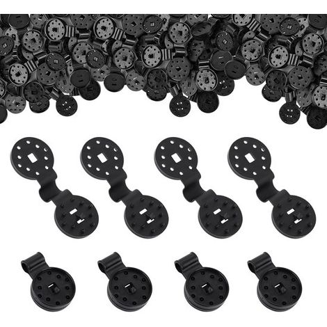 100 clips para malla de sombra，Clips de plástico para malla de sombra，Clip para red de jardín，Clip de fijación para red de sombra (1/5)