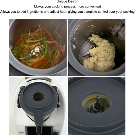 Ortviai Couvercle pour bol mixeur Thermomix TM5/TM6 en silicone alimentaire, étanche et préservant les nutriments (1/4)