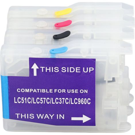 Cartouche d'encre LC51 LC57 LC37 LC960, accessoire d'impression 4 couleurs pour 135C 150C 153C