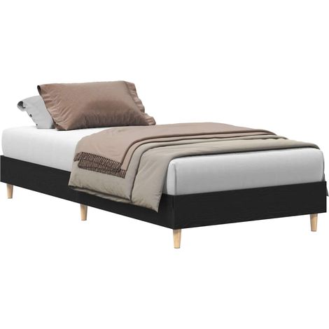 Maison Exclusive - Estructura de cama Roble Negro 203 x 101 x 25