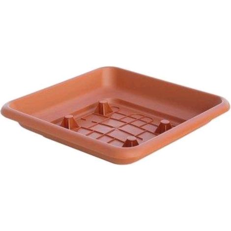 Sottovaso Quadro Laurus Ics Pp Terracotta X Vaso Cm 30X30 - 1 Pz (1/5)
