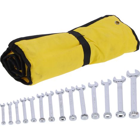 Llave De Uso Dual - Conjunto De 14 Llaves De Apertura - Acero 45 - Para Tornillos Y Tuercas - Uso Doméstico Y Profesional (1/5)