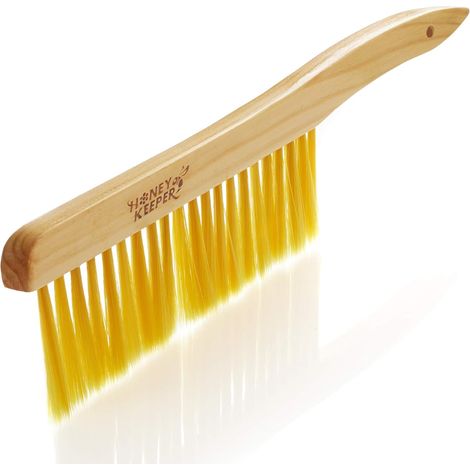 Spazzola per alveari da 14 pollici con manico in legno, strumenti per apicoltori (1/4)
