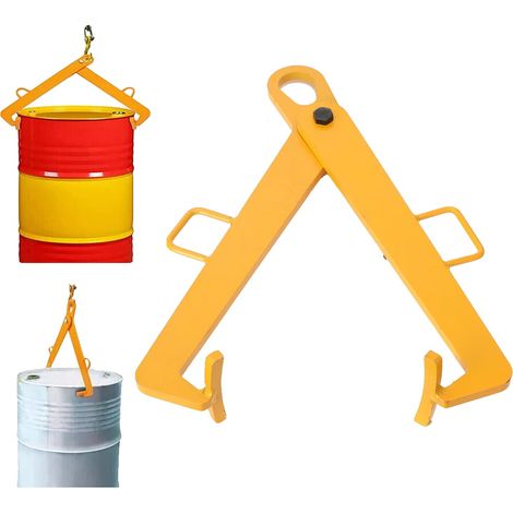 Pinces de levage de tambour, haute capacité de charge, installation conviviale, Or, 550-600mm, 600 Kg (1/5)
