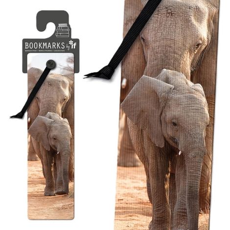 Marcap谩ginas 3D 15401 - Elefante