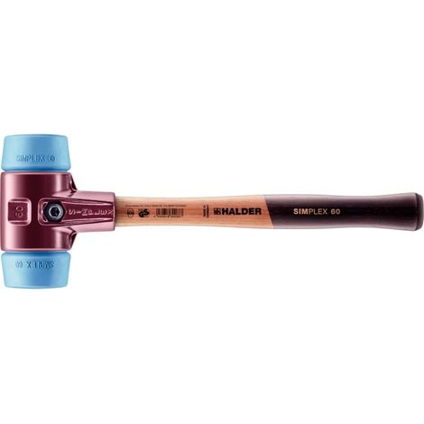 Halder 3001060 - Martello "Simplex" in TPE-Soft-Face, multicolore, 60 mm (1/5)
