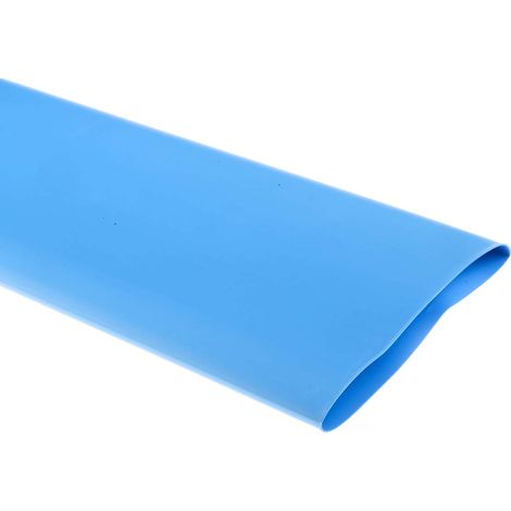 Gaine thermorétractable RS PRO, Dia. 50.8mm Bleu rétreint 2:1, 1.2m ( Prix pour Paquet de 5 )