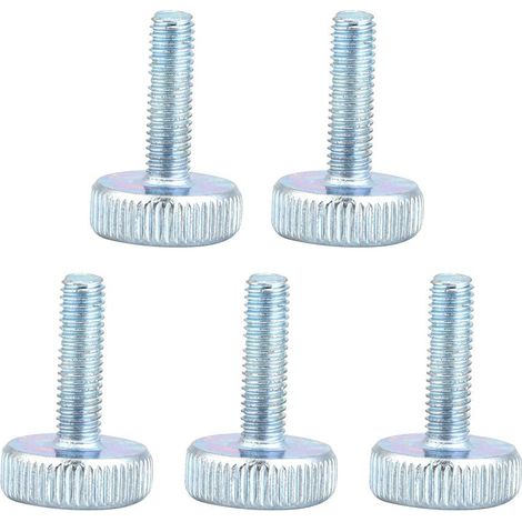 M5 Flügelschrauben – 5er-Pack – Verzinkter Kohlenstoffstahl – Werkzeuglose manuelle Befestigung – Für elektrische und mechanische Anwendungen – Länge 20 mm (1/5)
