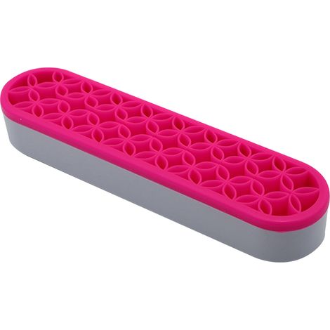 Organisateur de bureau, porte-pinceaux de maquillage en silicone, boîte de rangement pour cosmétiques, support pour pinceaux de maquillage, porte-stylos de peinture pour ranger et organiser vos produi
