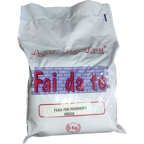 FUGA P/PAVIMENTI GRIGIO DA 5 KG Q.TA 4