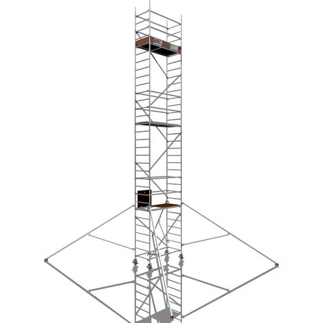 Rollfix 2.0 900, Arbeitshöhe 9m, inkl. Rollen (Ø150mm) & Dreieckausleger