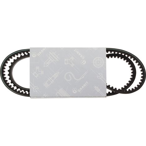 Courroie crantée en caoutchouc trapézoïdal, 10 x 1142 mm, largeur de travail 1180 mm, type XPZ GRANITE (1/2)
